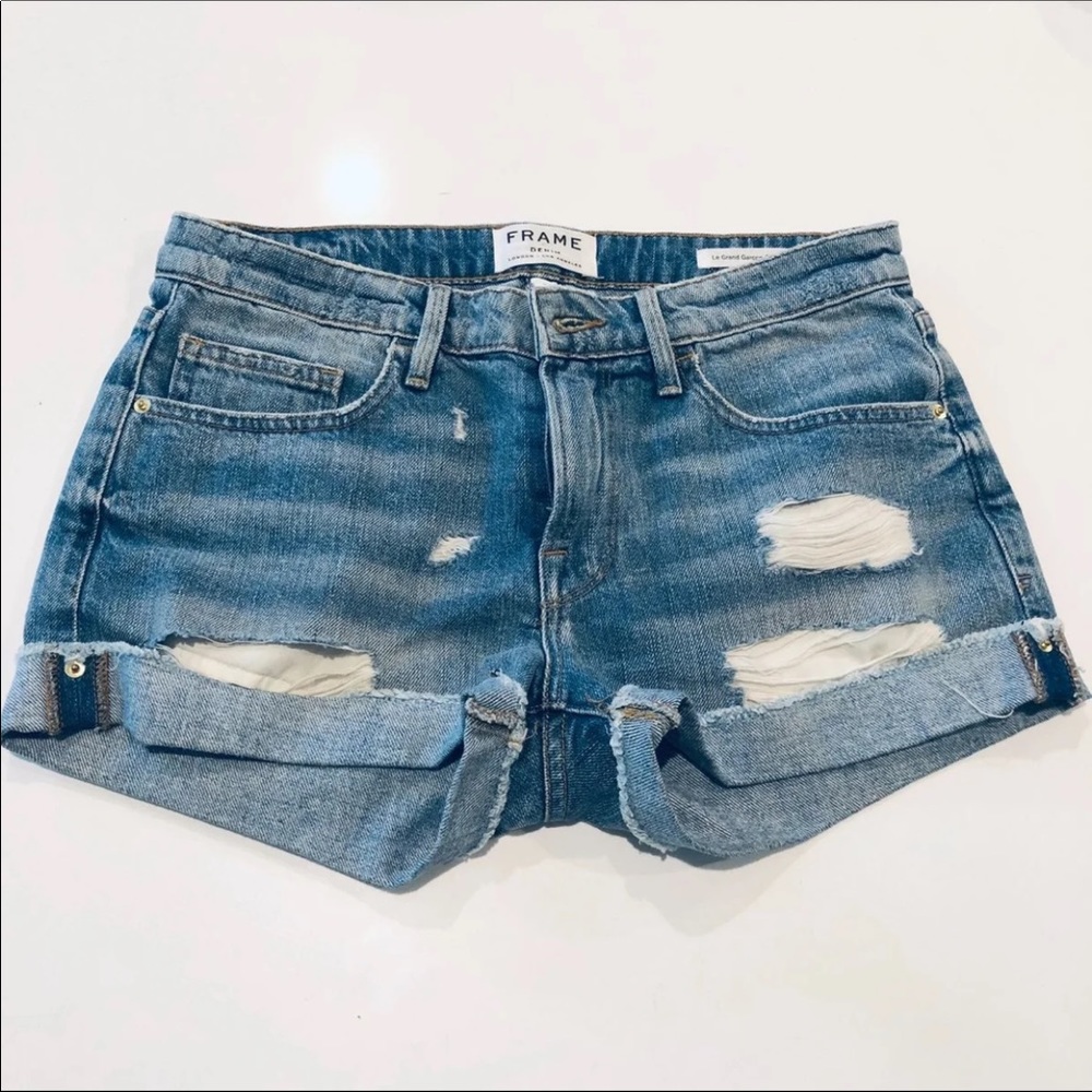 Frame denim shorts size 24